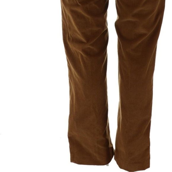 NWT LANDS' END CORDUROY TRADITIONAL PLEATED PANTS BROWN UMBER 42 - Picture 5 of 8